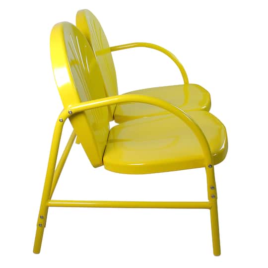 47" Outdoor Retro Tulip Loveseat
